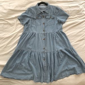 Darling MISSLOOK  dress vintage look. Midi. Jean